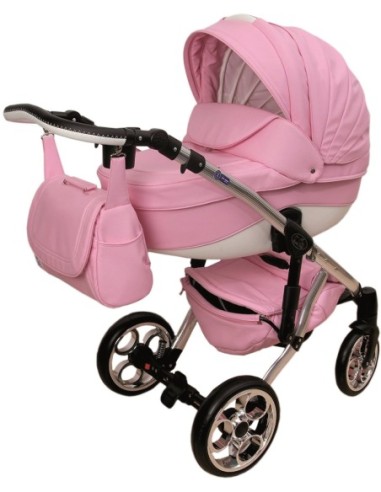 Nataly Polipiel Blanco Rosa 40S